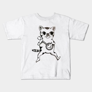 Banjo Cat! Kids T-Shirt